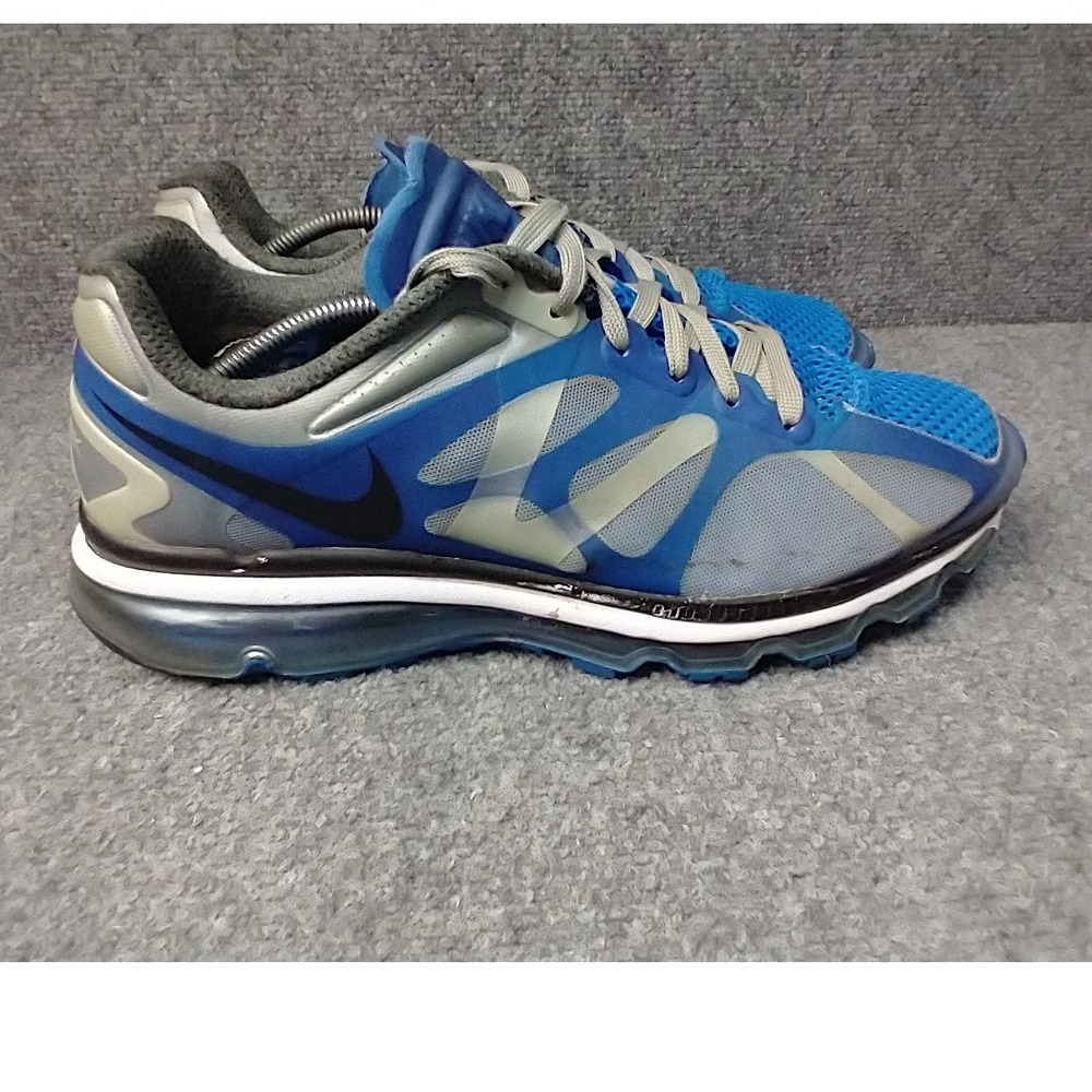 Nike Air Max 2012 Mens Running Shoes Blue Silver 487982-007 Size 12.5